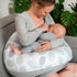 Doomoo BUDDY Maternity Pillow - Aquagreen Leaves